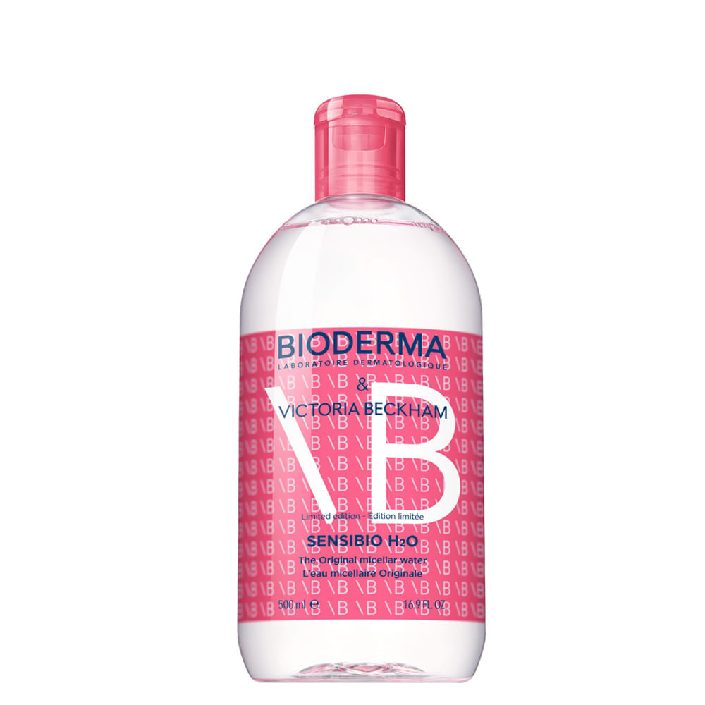 Água Micelar Sensibio H2O Bioderma e Victoria Beckham Edição Limitada 500 ml