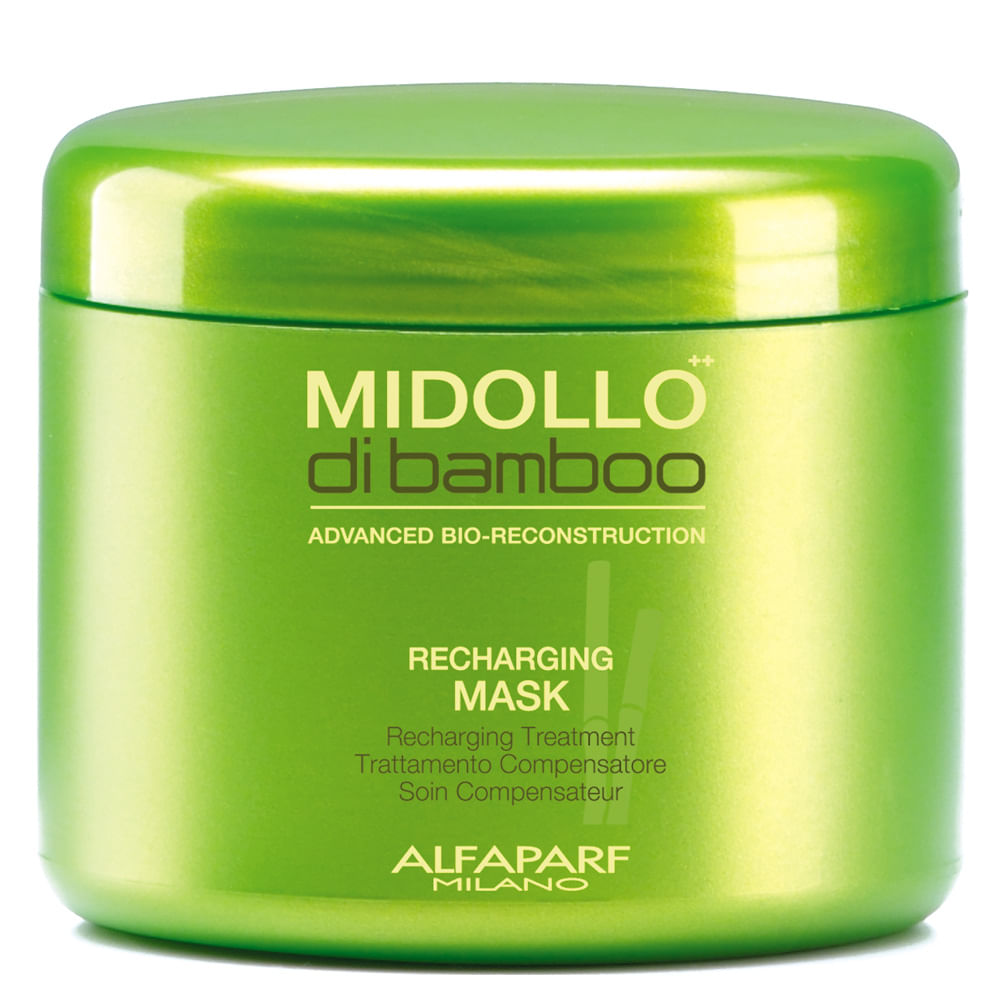 Alfaparf Midollo di Bamboo Recharging Mask - Máscara de Restauração