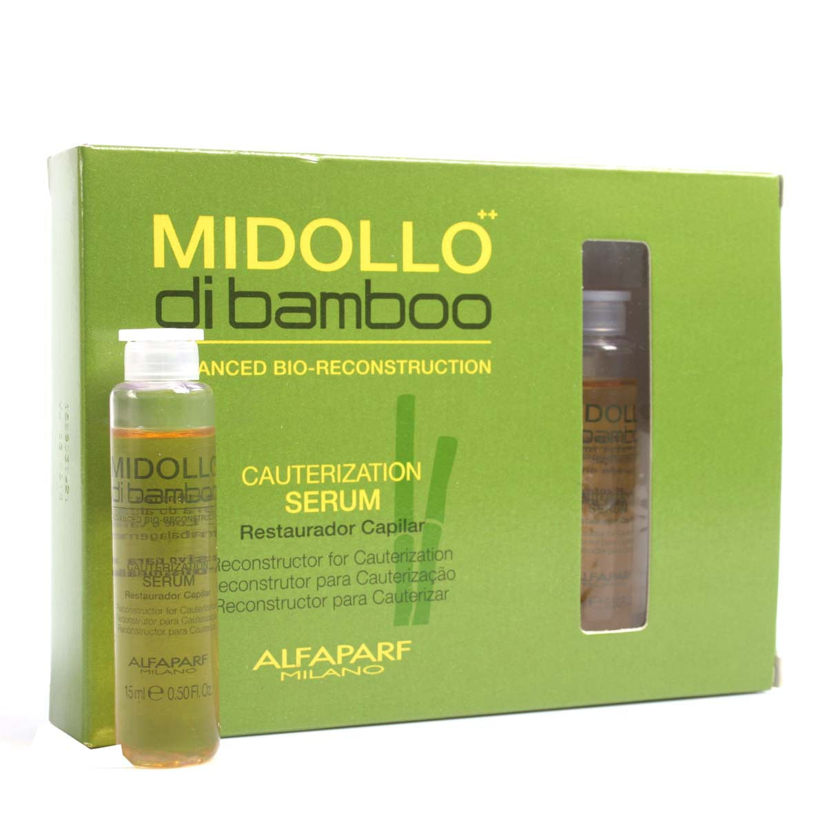 Alfaparf Milano Cauterization Sérum Midollo di Bamboo - Tratamento Reconstrutor