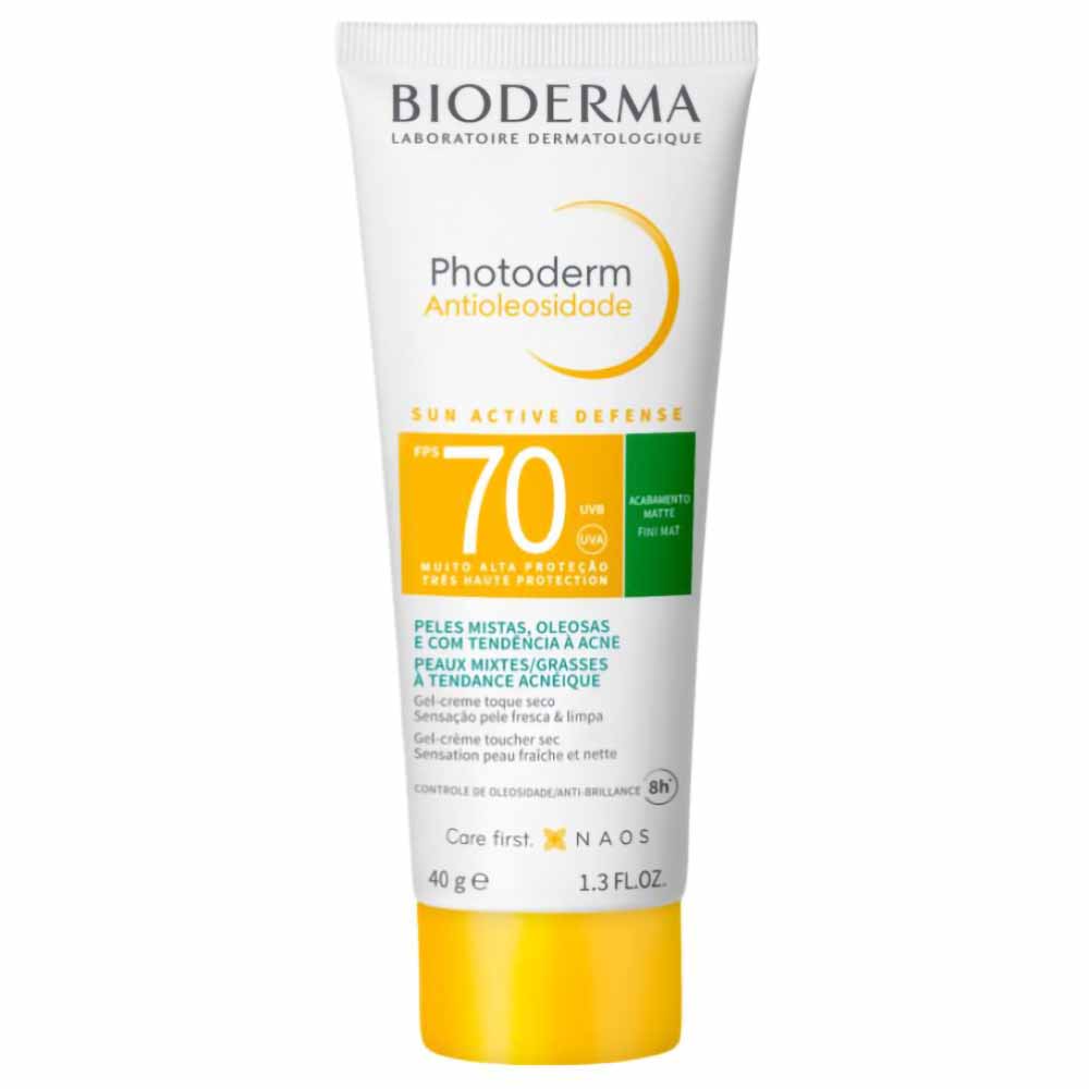 Bioderma Protetor Solar Facial Antioleosidade Photoderm FPS70 Neutro 40g