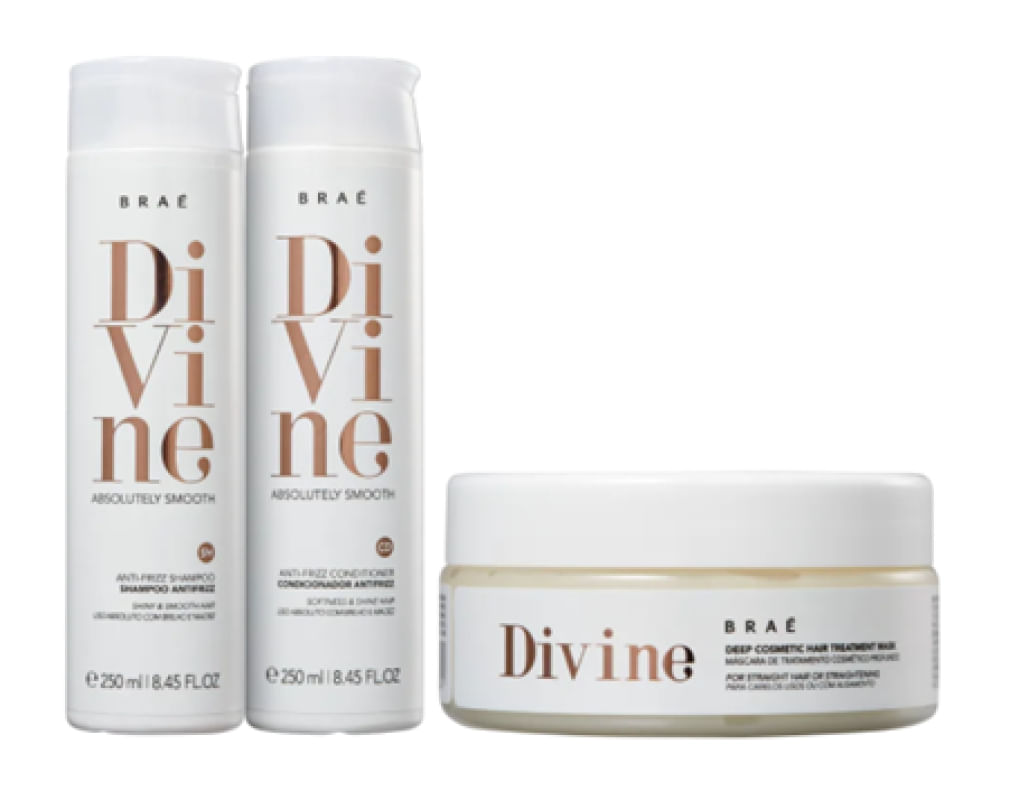 Brae Divine Anti Frizz Home Care Trio (3 Produtos)
