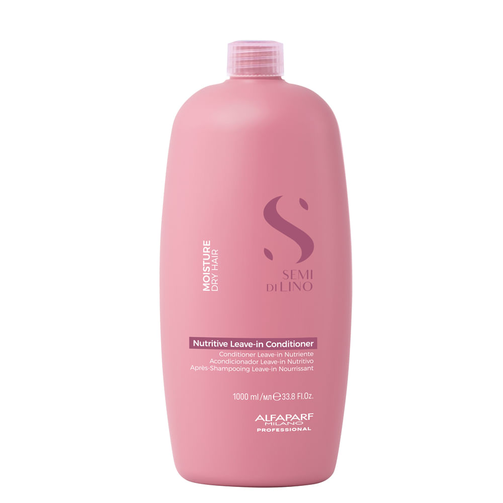 Condicionador Leave-In Alfaparf Milano Professional Semi Di Lino Moisture Nutritive 1000ml