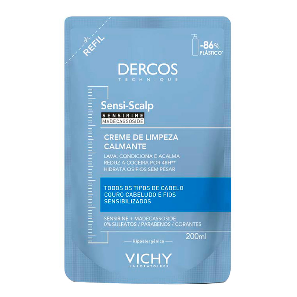 Creme de Limpeza Capilar Vichy Sensi-Scalp Dercos Refil