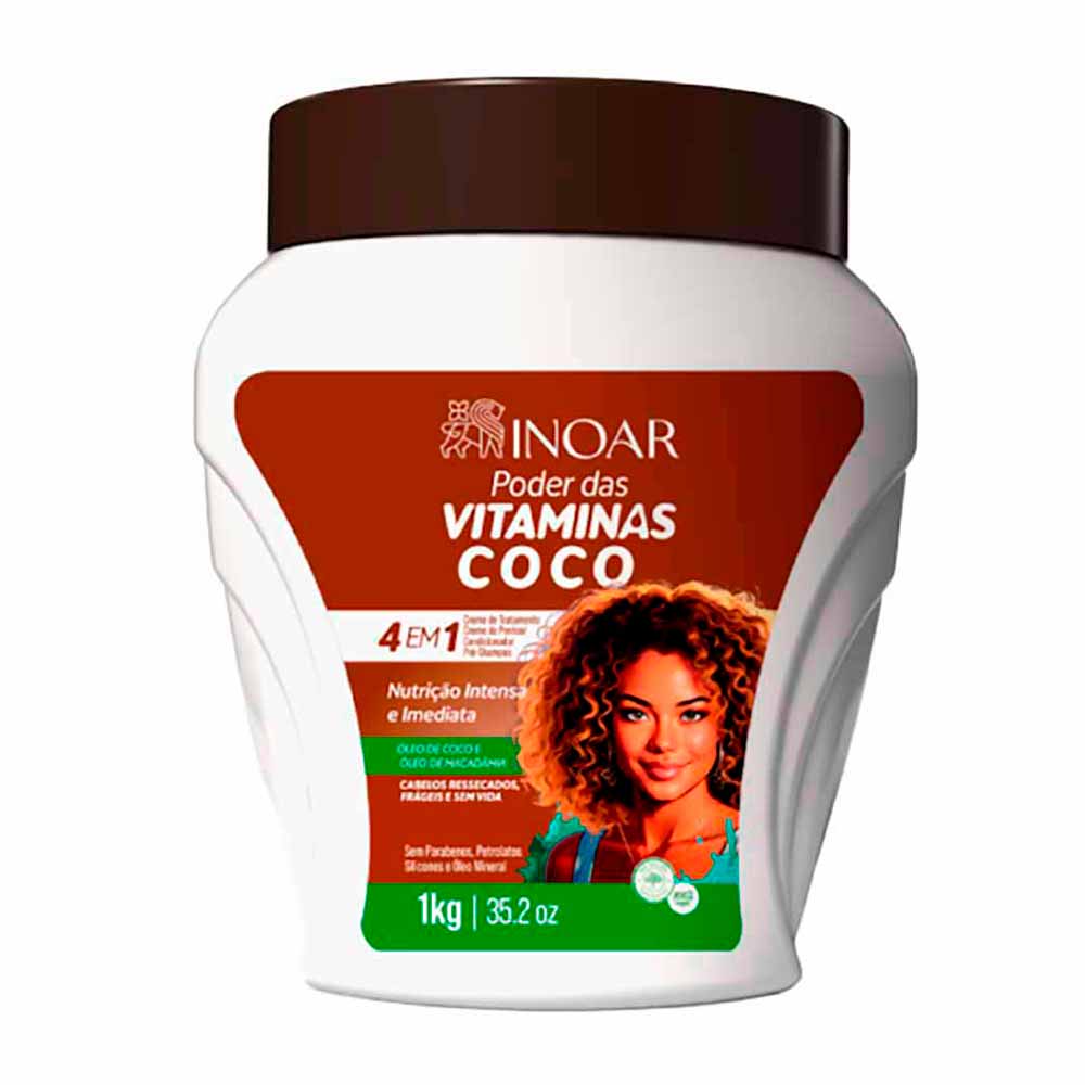 Creme Inoar Poder das Vitaminas Coco