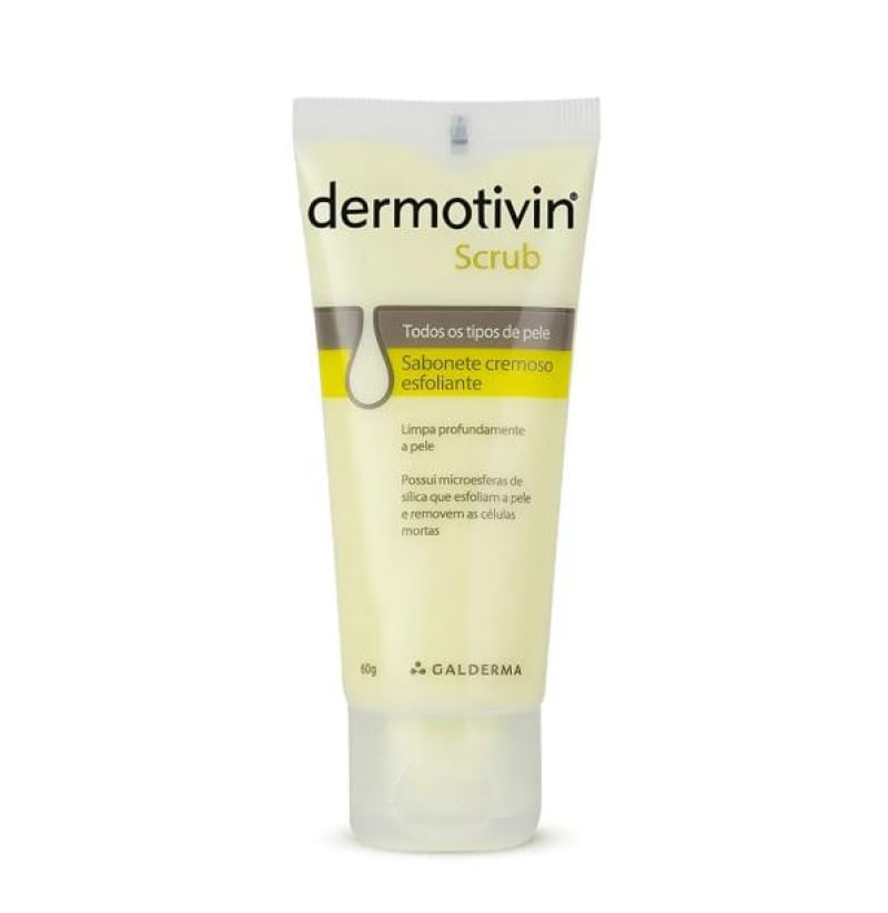 Dermotivin Scrub Sabonete Cremoso Esfoliante 60g