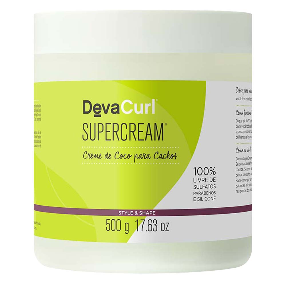 Deva Curl Creme de Coco para Cachos - Creme Modelador