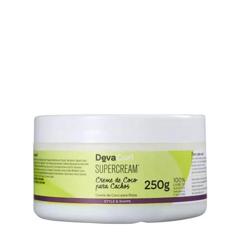 Deva Curl Supercream Creme De Coco 250g