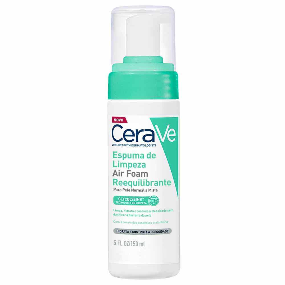 Espuma de Limpeza Facial CeraVe Air Foam Reequilibrante