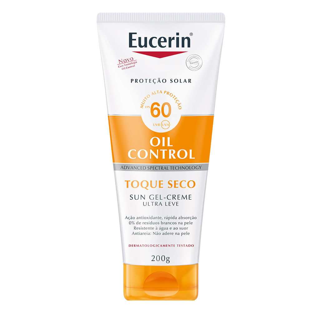 EUCERIN Protetor Solar Corporal Toque Seco Oil Control FPS 60
