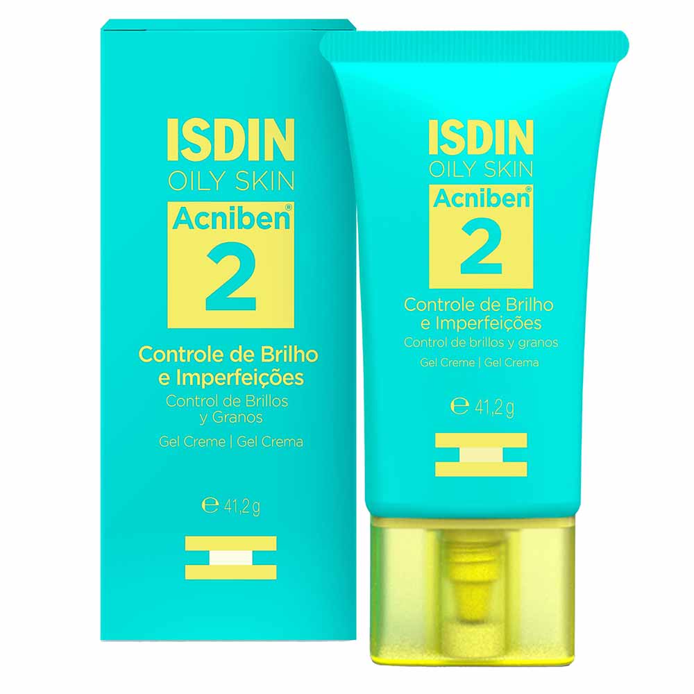 Gel Creme Facial para Controle de Brilho ISDIN Acniben