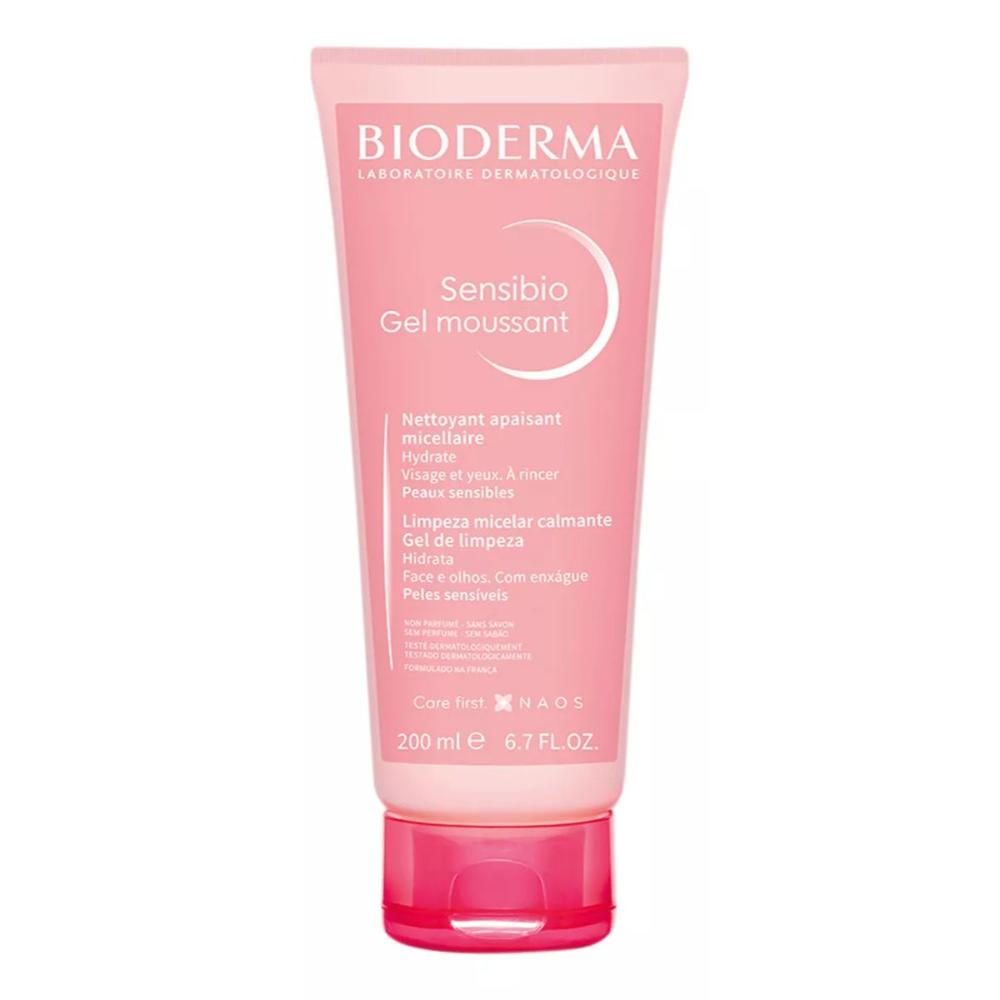 Gel de Limpeza Facial Bioderma - Sensibio Gel Moussant - 200ml