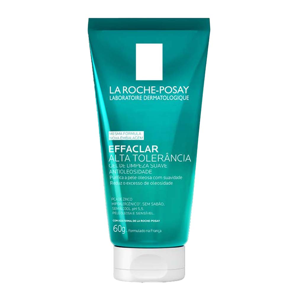 Gel de Limpeza Facial Suave Pele Oleosa e Sensível La Roche-Posay Effaclar Alta Tolerância