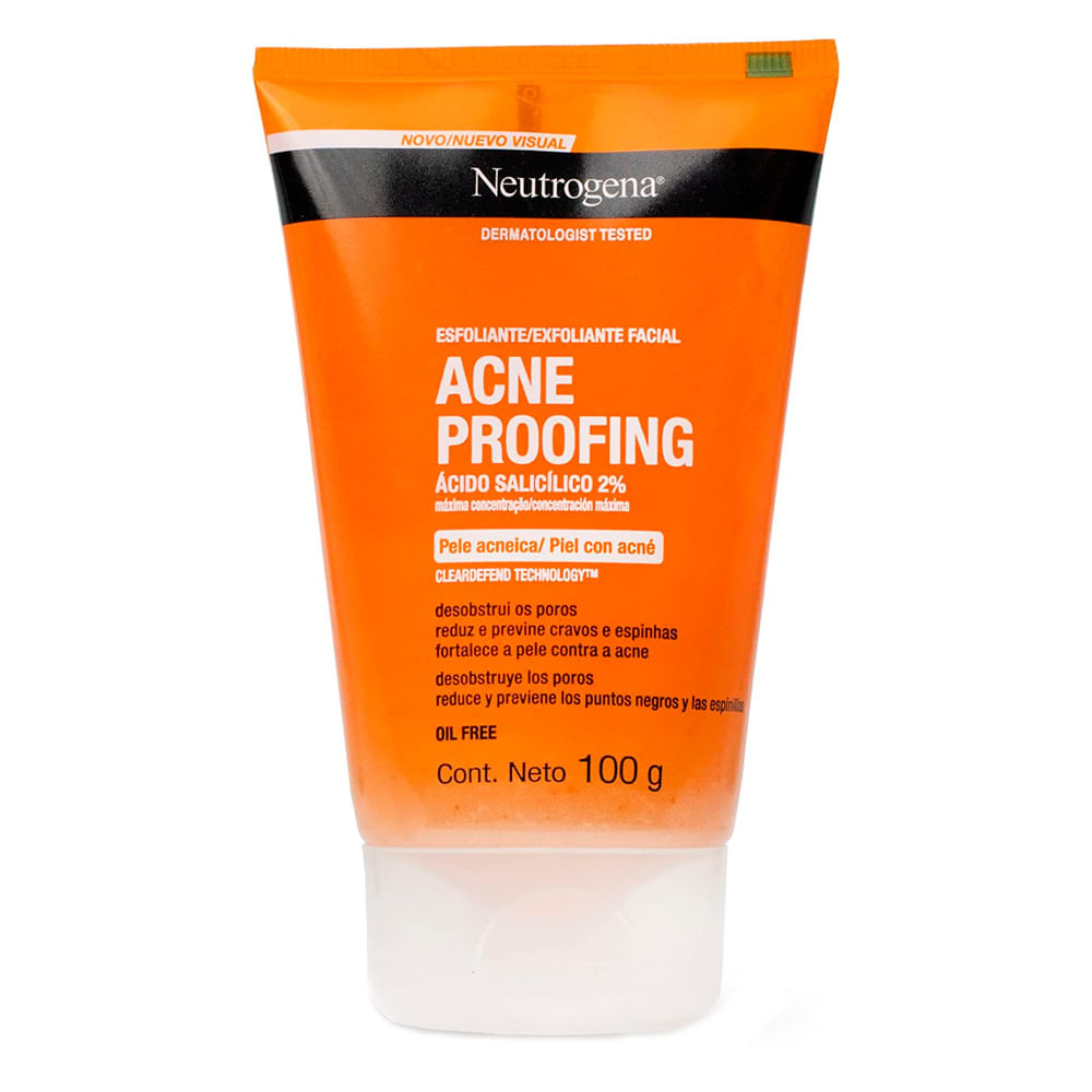 Gel Esfoliante Facial Neutrogena Acne Proofing