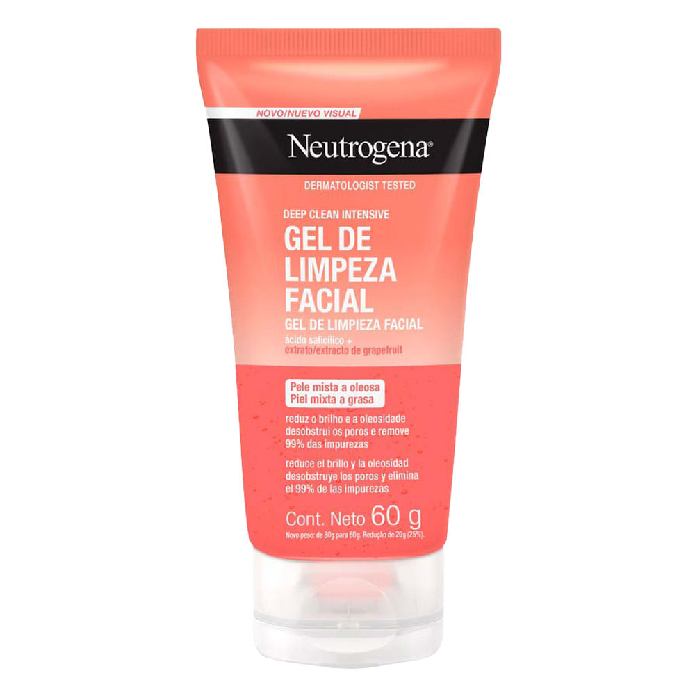 Gel Limpeza Deep Clean Neutrogena Grapefruit