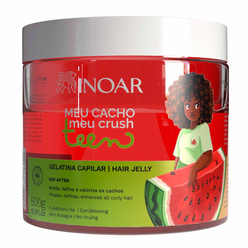 Gelatina Melancia Inoar Meu Cacho Meu Crush Teen