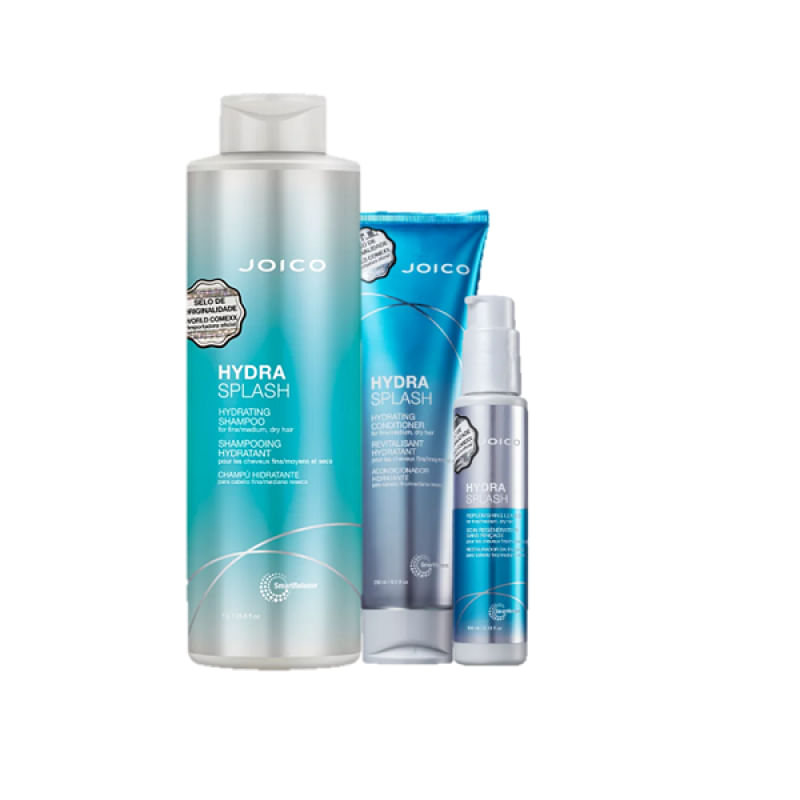 Joico Hydra Splash  Shampoo 1L Condicionador 250ml Leave-in 100ml