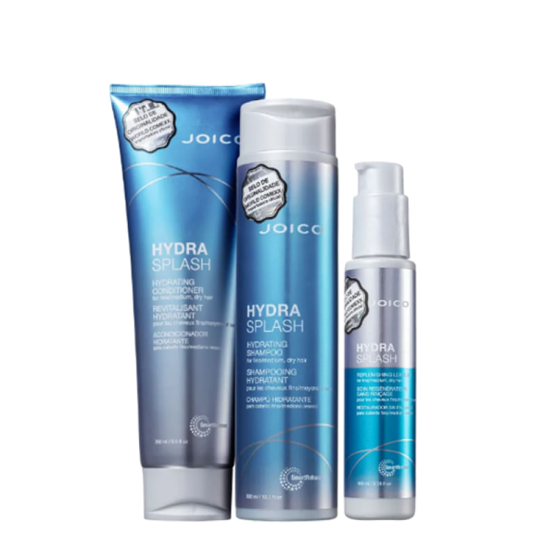 Joico Hydra Splash Smart Release - Shampoo 300ml+Condicionador 250ml+Leave-in 100ml