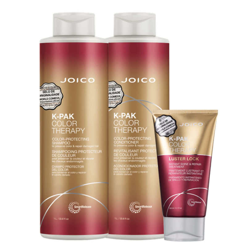 Joico K-PAK Color Therapy Shampoo 1L Condicionador 1L Tratamento 150ml