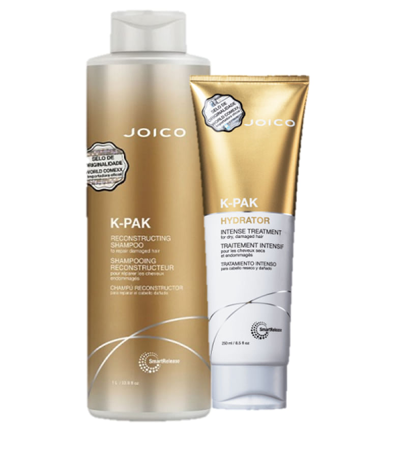 Joico K-Pak Shampoo 1L Hidratação 250ml