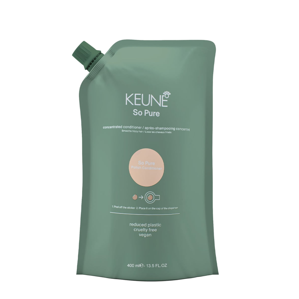 Keune So Pure Polish Refil - Condicionador 400 ml