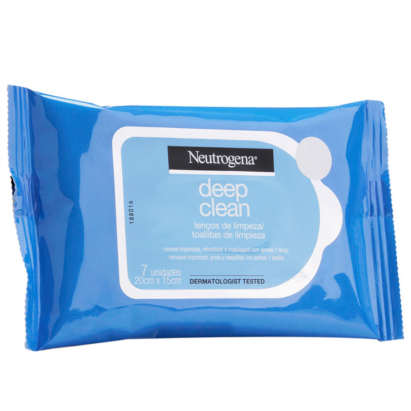 Lenço Demaquilante Neutrogena Deep Clean