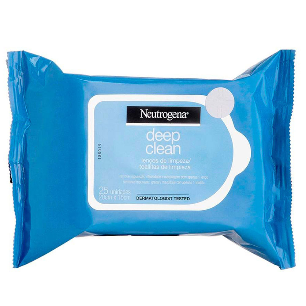 Lenço Demaquilante NeutrogenaDeep Clean