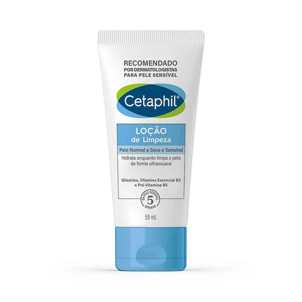 Loção de Limpeza Cetaphil Pele Seca e Sensível 59ml