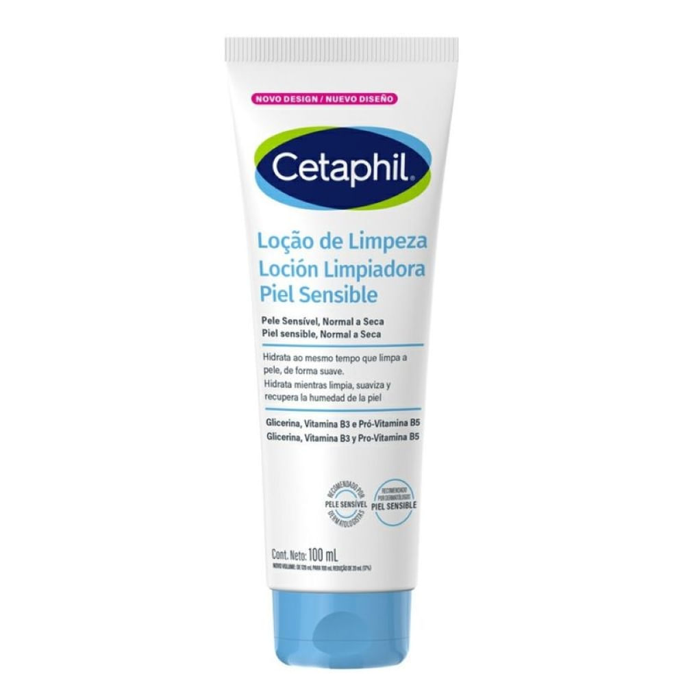 Loção de Limpeza Corporal e Facial para Pele Seca e Sensível Cetaphil