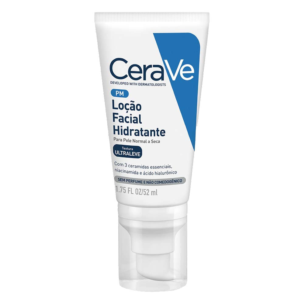 Loção Facial Hidratante PM com Ceramidas e Ácido Hialurônico CeraVe