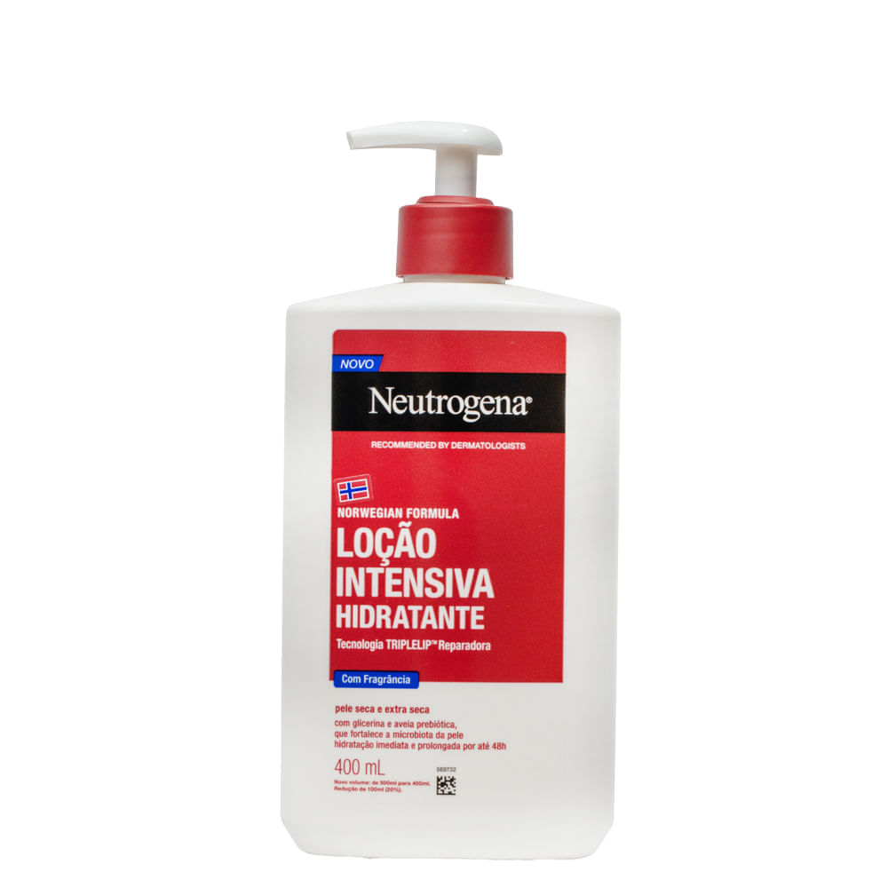 Loção Hidratante Corporal Neutrogena Norwegian Formula 400ml Pele Seca a Extra Seca com Fragrância 400ml