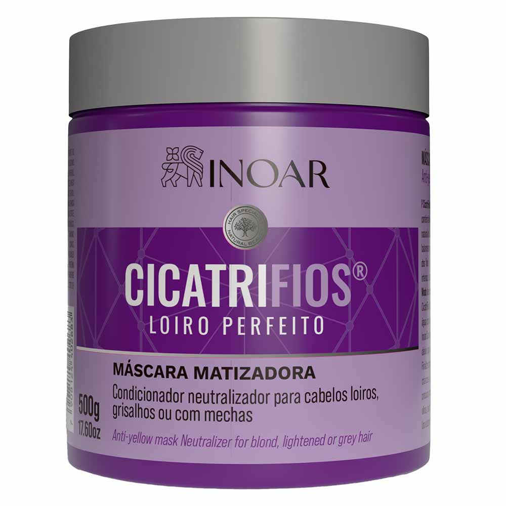 Máscara Inoar Cicatrifios Loiro Perfeito