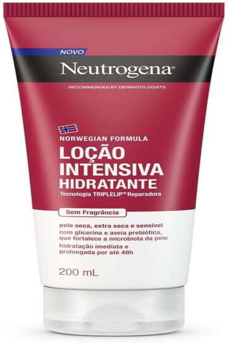 Neutrogena Norwegian - Hidratante Corporal Intensivo - Sem Fragrância - 200ml