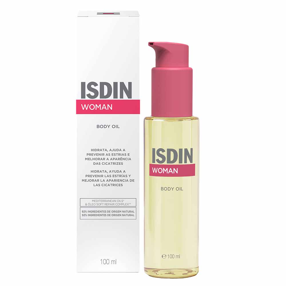 Óleo Corporal Antiestrias e Cicatrizes Isdin Woman Body Oil