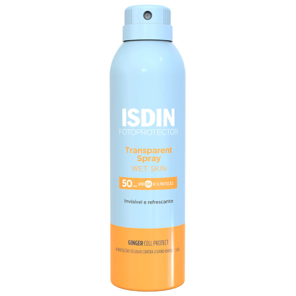 Protetor Solar Corporal Transparente Spray FPS 50 Isdin