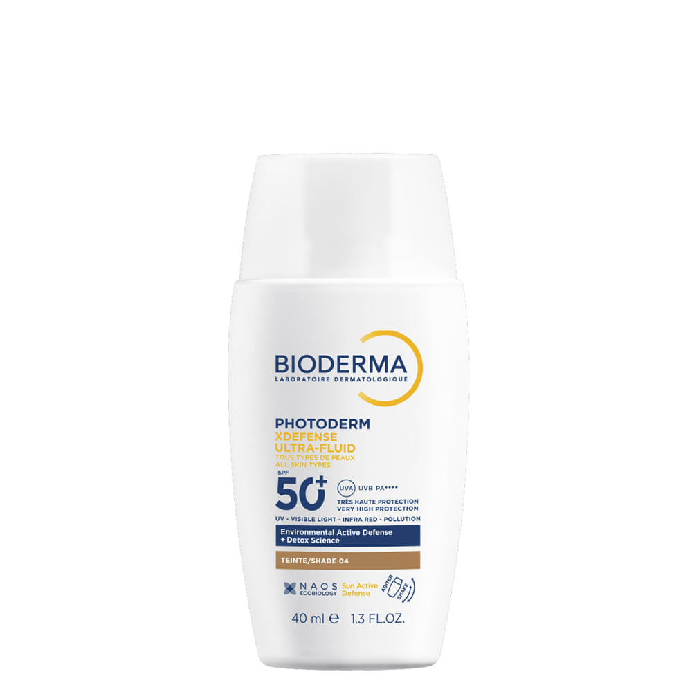 Protetor Solar Facial Bioderma Ultrafluido Photoderm XDefense FPS 60 Cor 4.0 40ml 4.0
