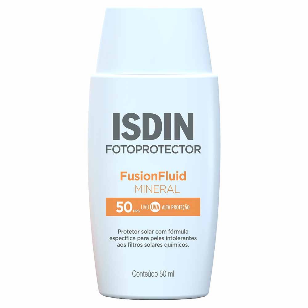 Protetor Solar Facial Isdin - Fusion Fluid Mineral FPS 50