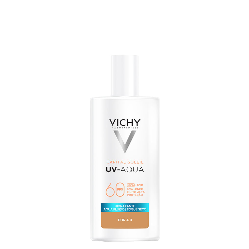 Protetor Solar Facial Vichy Capital Soleil Uv Aqua FPS60 com Cor 4.0 40ml