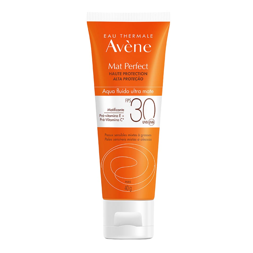 Protetor Solar Mat Perfect sem Cor FPS30 - Avène