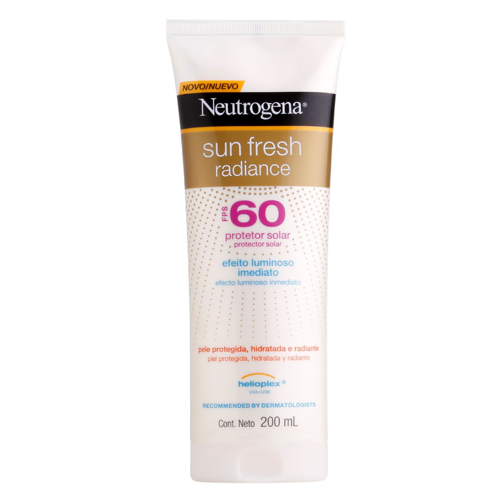 Protetor Solar Neutrogena Sun Fresh Radiance FPS60