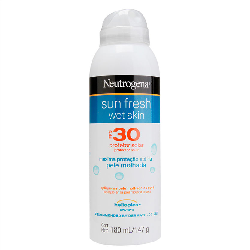 Protetor Solar Neutrogena Sun Fresh Wet Skin FPS 30
