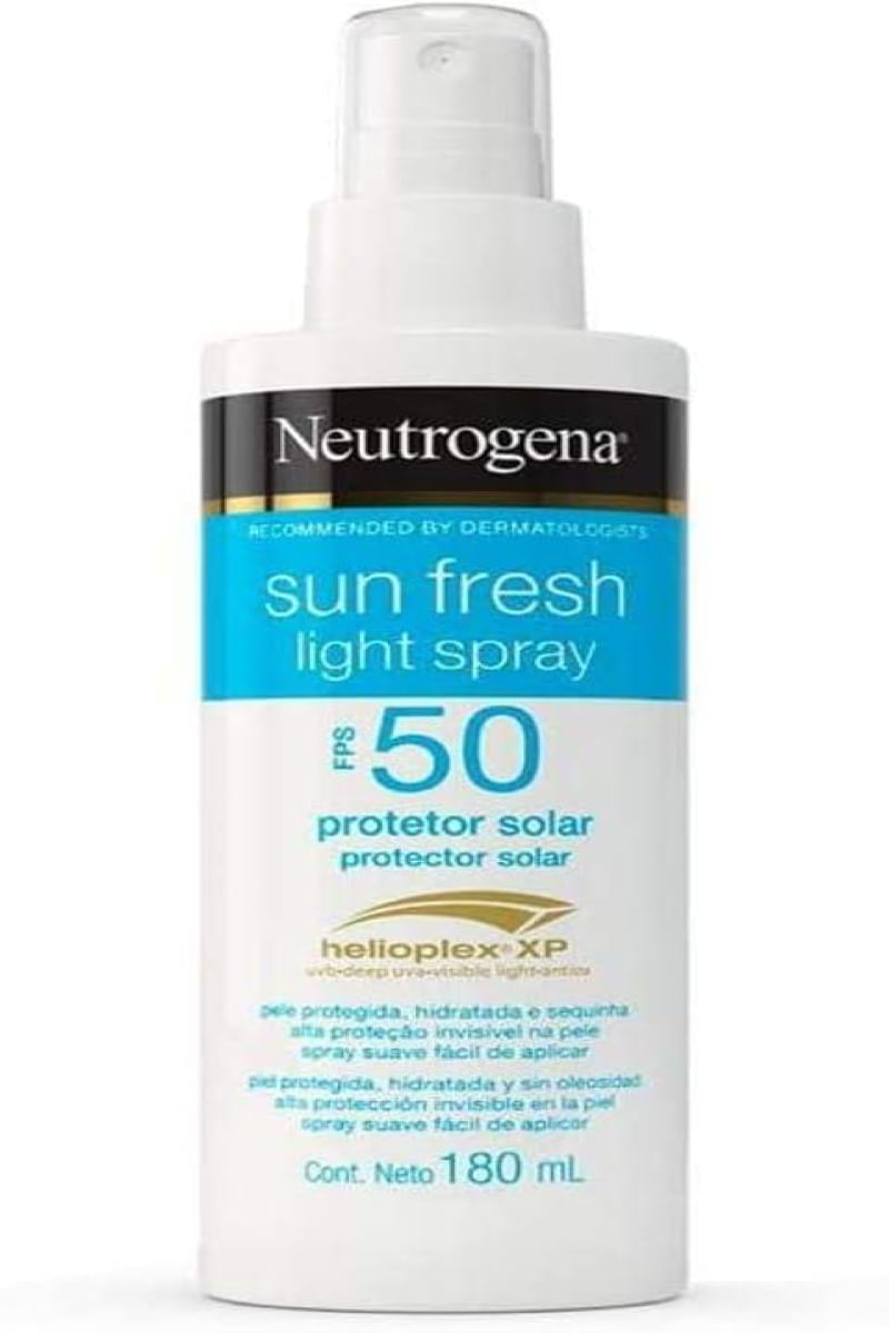 Protetor Solar Neutrogena SunFresh Light Spray FPS50 180ml