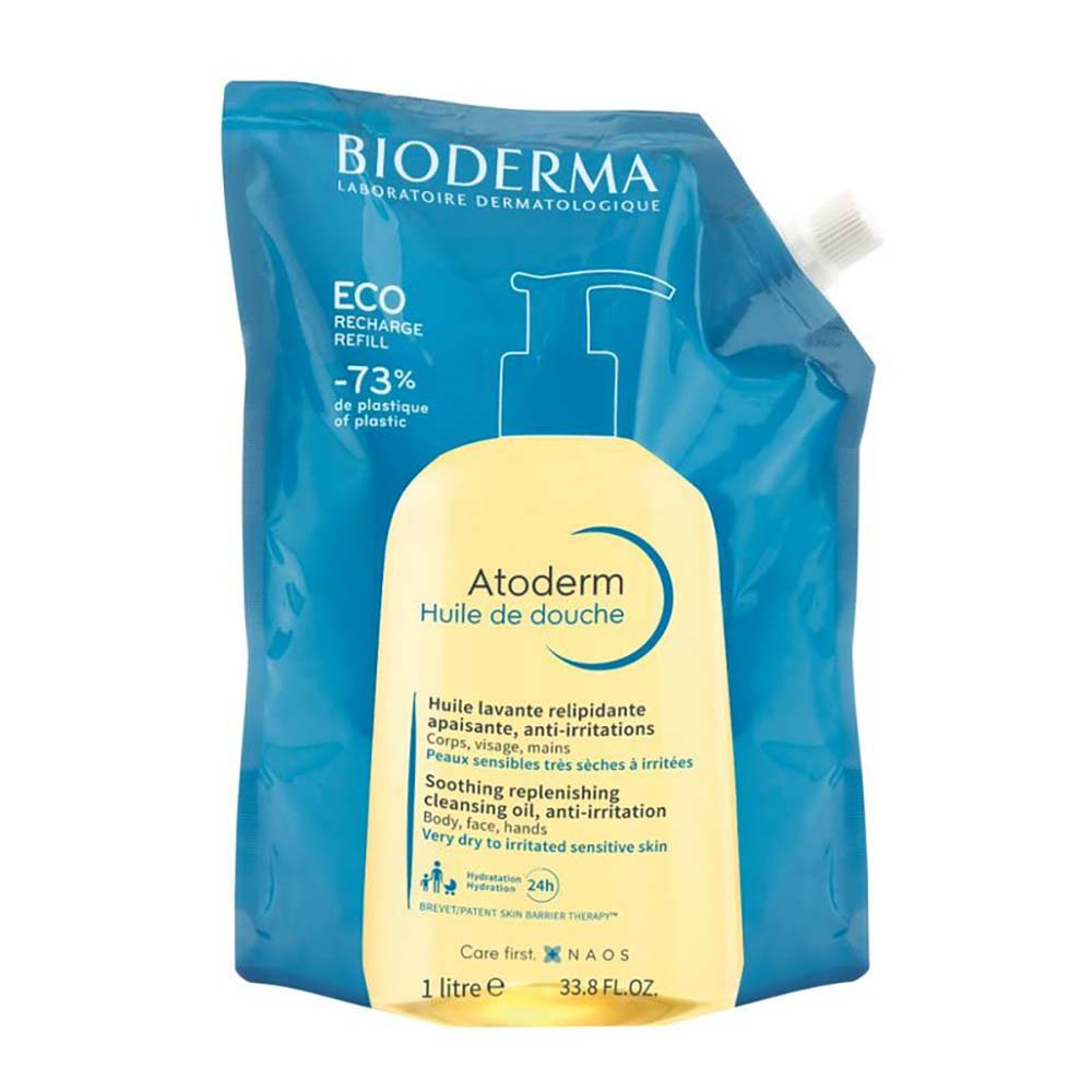 Refil Óleo de Banho Hidratante Bioderma Atoderm Huile de Douche