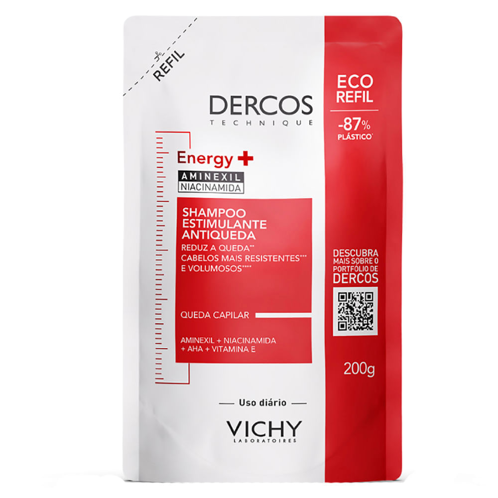 Refil Shampoo Fortificante Vichy Dercos Energy+