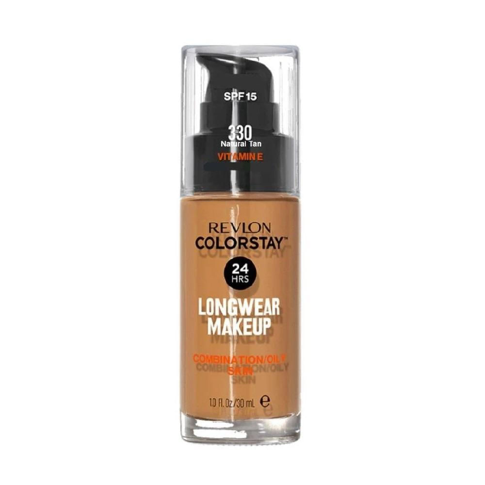 revlon base oily longwear makeup natural tan 330
