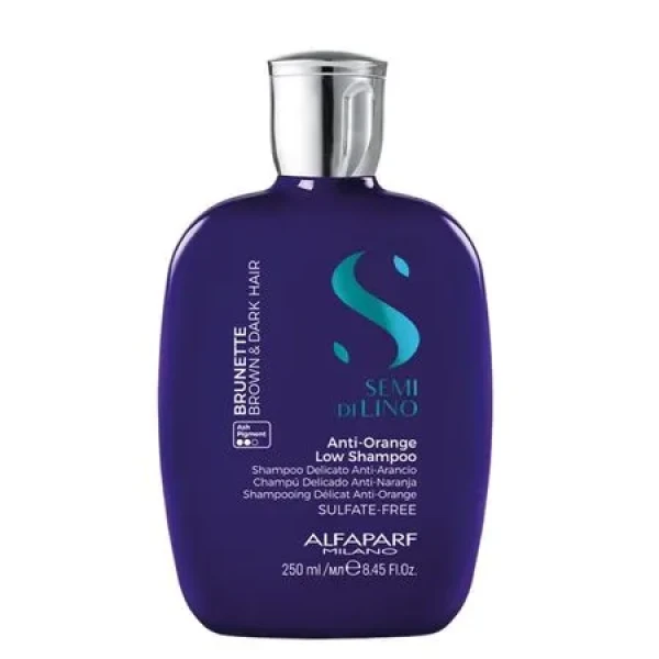Shampoo Alfaparf Milano Professional Professional Semi Di Lino Brunette Anti-Orange 250 ml