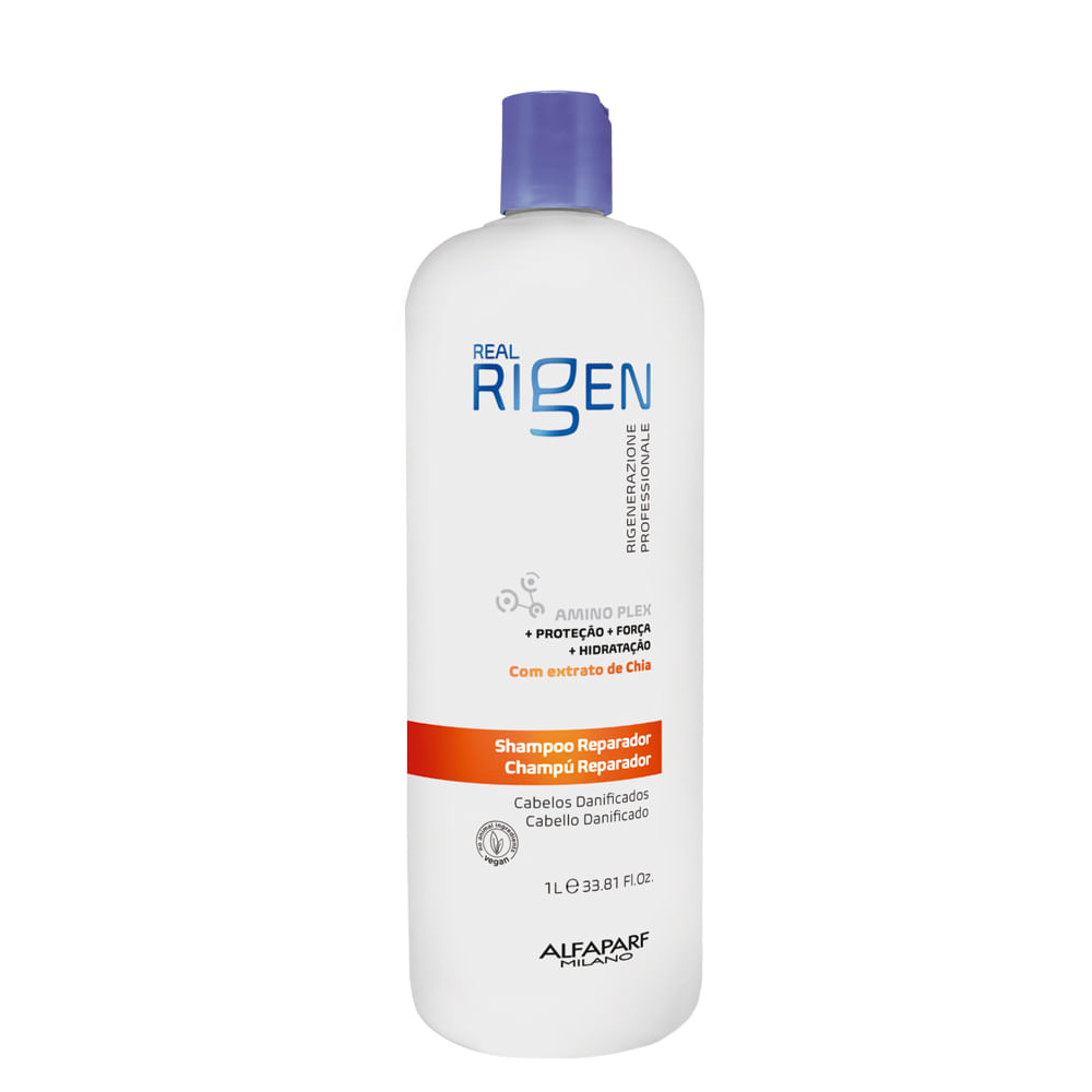 Shampoo  Alfaparf Milano Professional Real Rigen Reparador 1000ml
