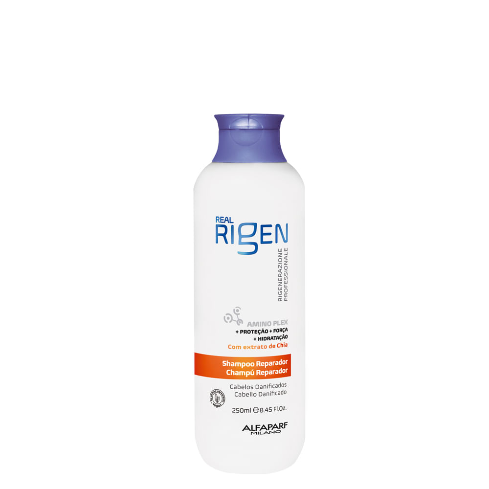 Shampoo Alfaparf Milano Professional Real Rigen Reparador 250ml
