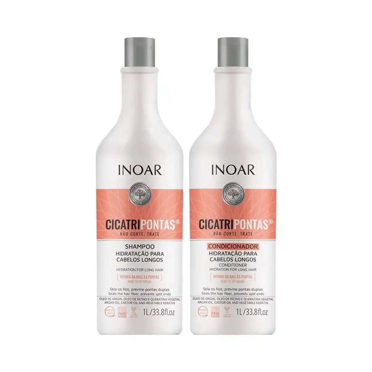 Shampoo+Condicionador Cicatripontas 2L Inoar