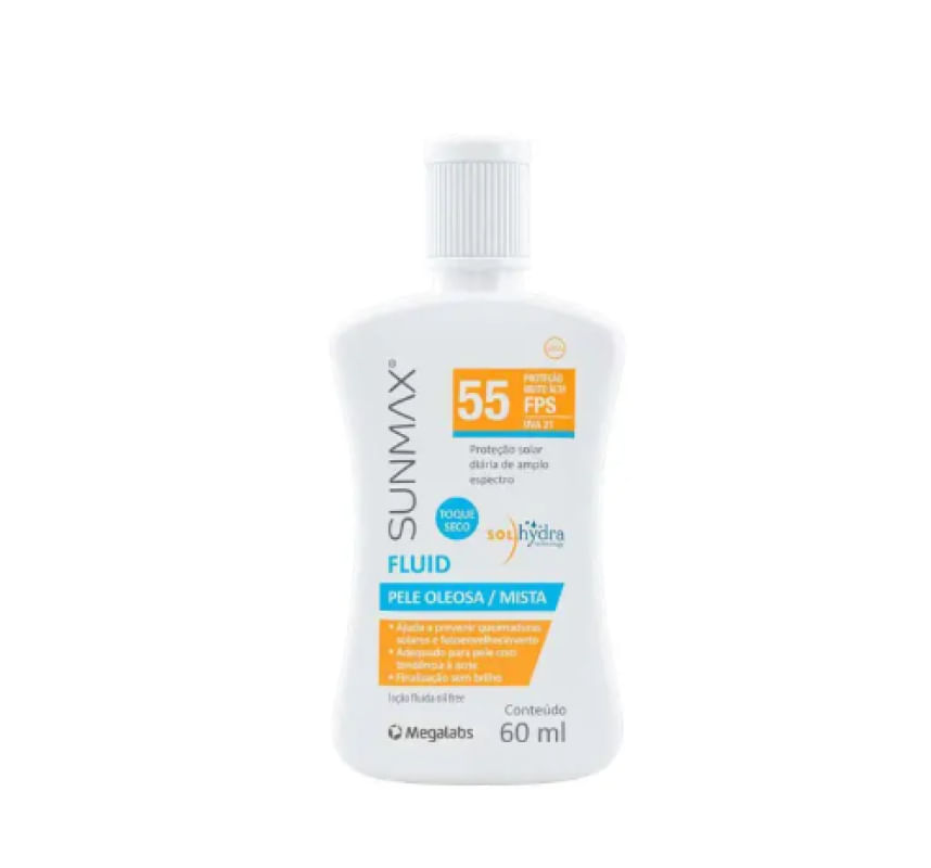 Sunmax Fluid FPS55 Protetor Solar 60ml