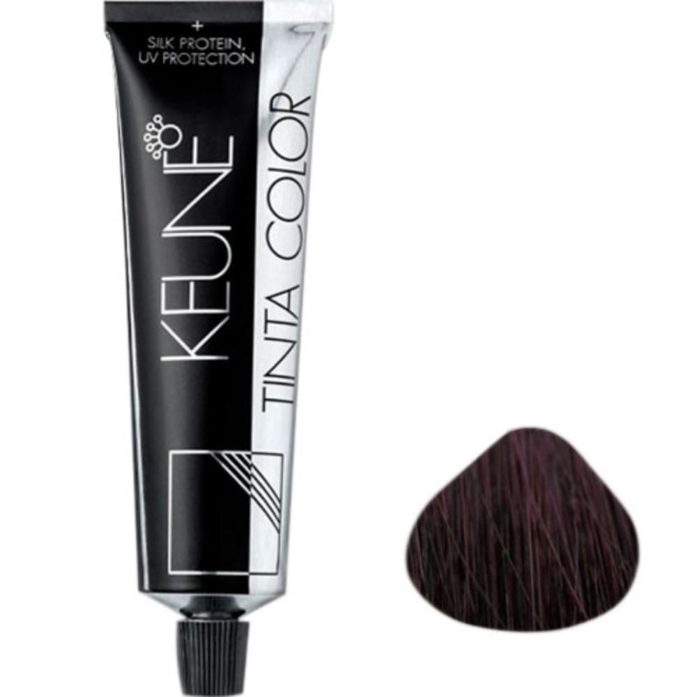 Tinta Color Keune 4.7 Castanho Medio Violeta 60g